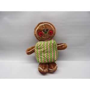 17" SUGARLOAF PEPPERMINT BROWN GINGERBREAD MAN CHRISTMAS PLUSH